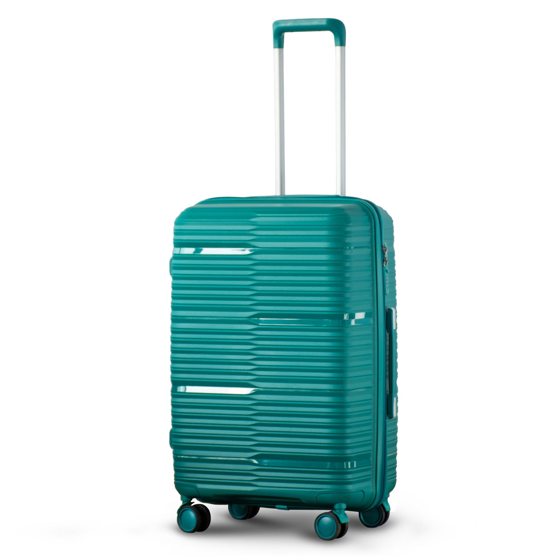 24" Travel Way PP Unbreakable Luggage Bag With Double Spinner Wheel