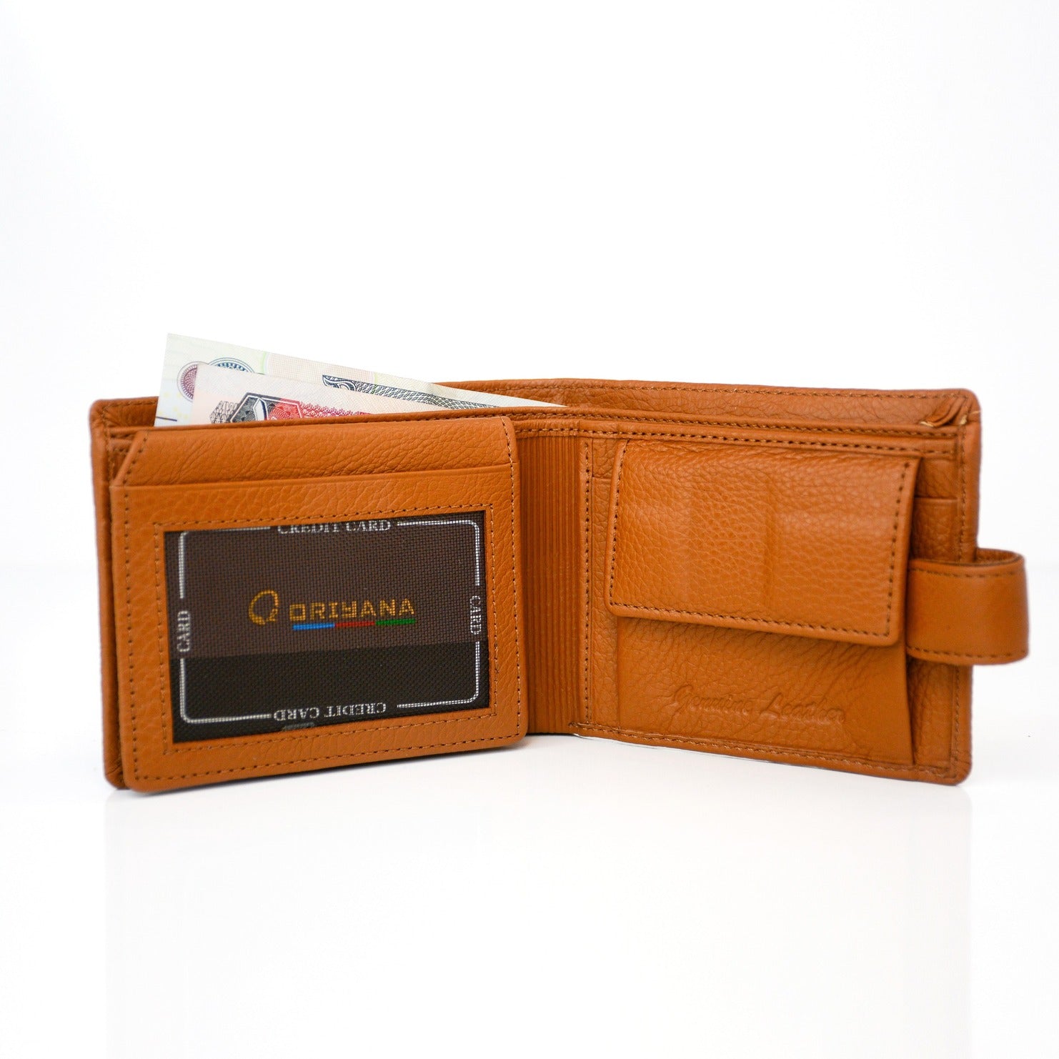 Oriyana 2 Fold Button Wallet For Men | Card Holder Wallet