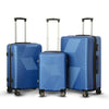 Zig Zag ABS Lightweight Luggage Bag With Double Spinner Wheel | 4 Piece Set 20, 24, 28, 32 Inches