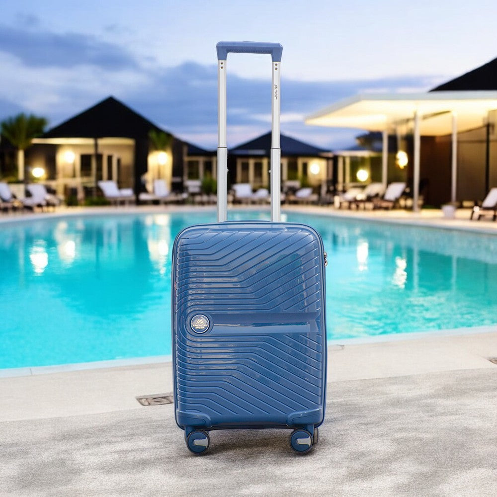 20" Miami PP Unbreakable Luggage Bag with Double Spinner Wheels | Lightweight Hard Case Trolley