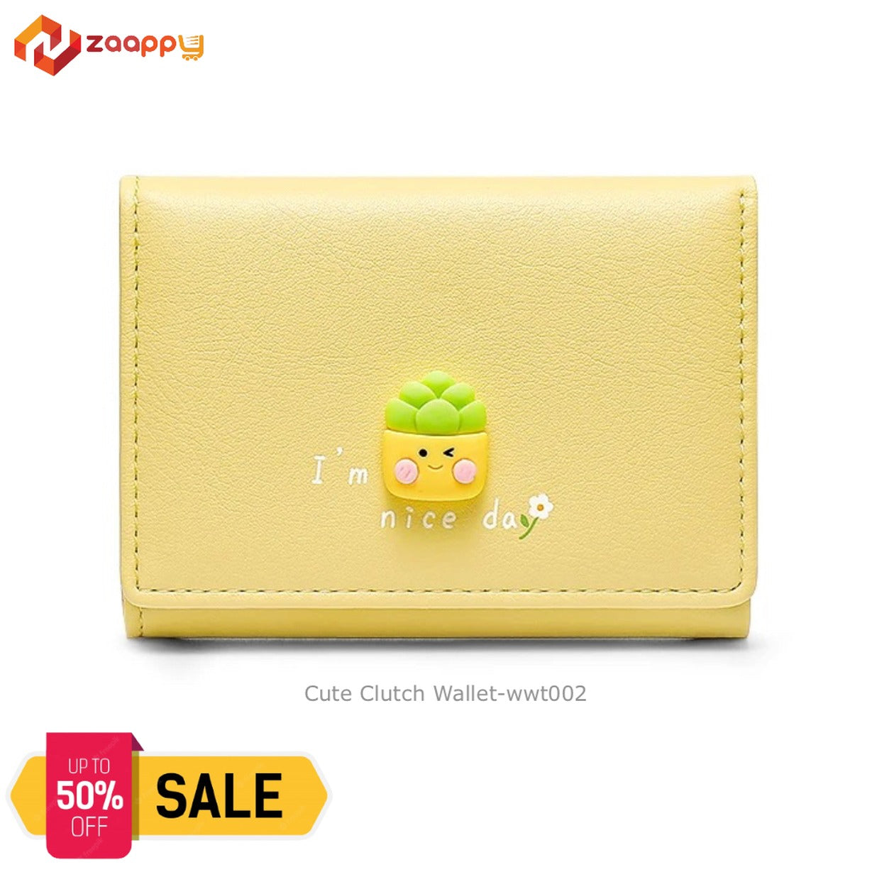 Cute Tri Fold Clutch Wallet For Women | Small Card Holder Purse