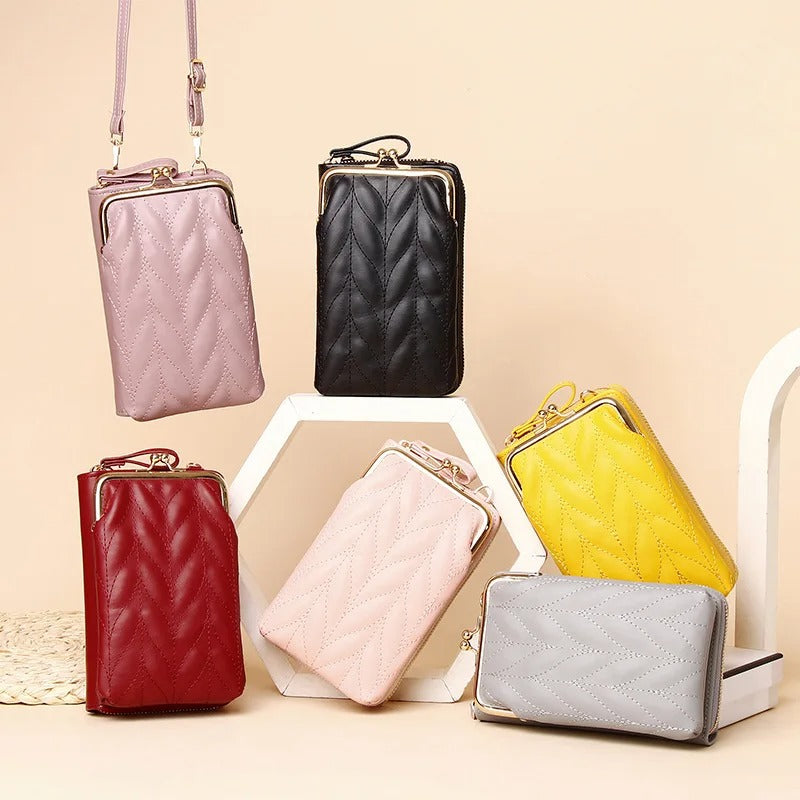 Women Fashion Sling Wallet | Mini Crossbody Mobile Phone Pouch Bag