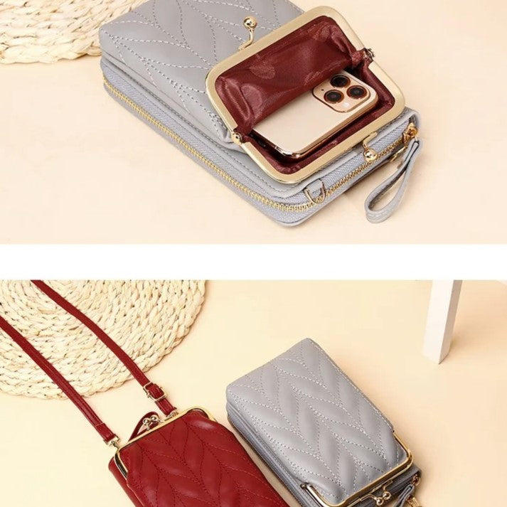 Women Fashion Sling Wallet | Mini Crossbody Mobile Phone Pouch Bag