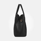 Stylish Large Capacity Women PU Leather F Plane Tote Shoulder Bag With Pendant Zaappy