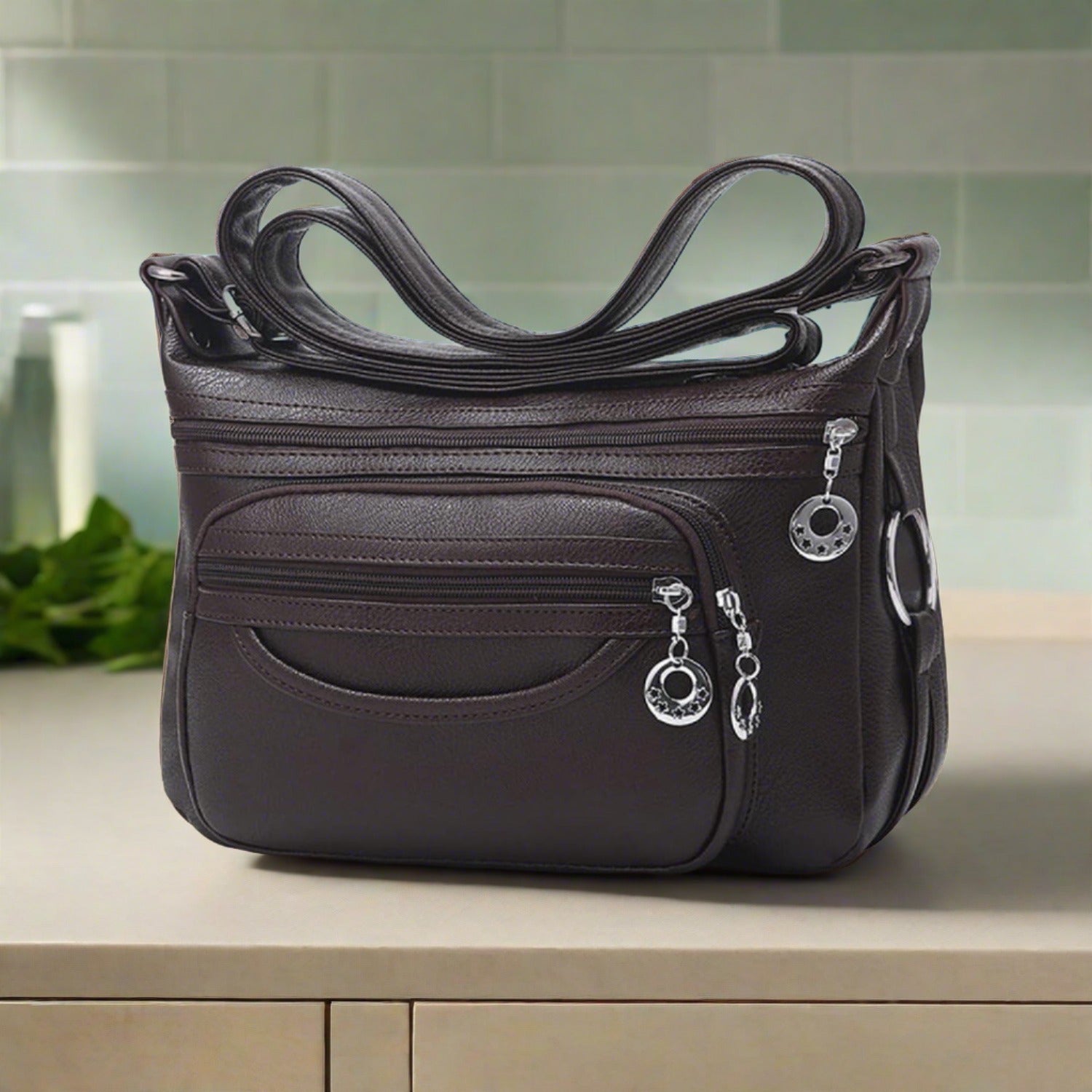 Multi Pockets Hobo Crossbody Bag For Women | Casual Waterproof Messenger Bag