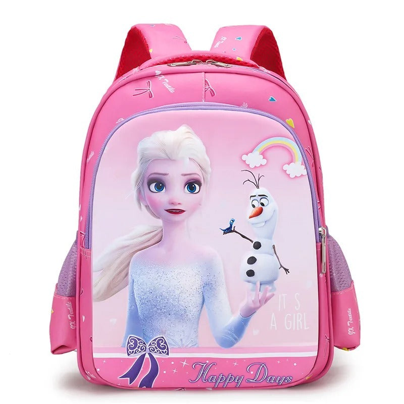 Cartoon Printed Kids School Bag | Large Capacity Waterproof Kids Backpack Zaappy