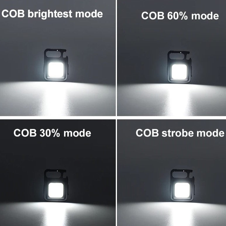Mini USB Rechargeable Keychain LED Light | Adventure COB Light