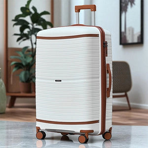 Textured Hard Side Unbreakable PP Luggage Large 28 inch with Spinner Wheels