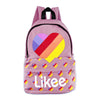 Large Capacity Colourful Love Printed Likee Kids Backpack