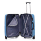 Berlin ABS Lightweight Travel Luggage Bag With Double Spinner Wheel Zaappy
