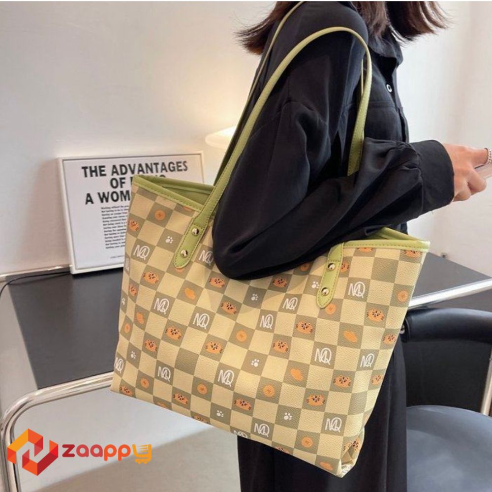 Fashionable Large Capacity Printed MQ Shoulder Bag For Women