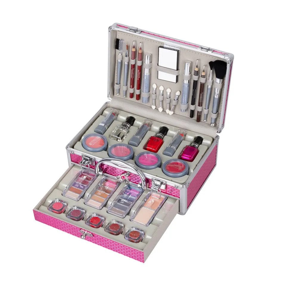 MYM Professional All In One Make Up Kit | Aluminum Case Beauty Cosmetics Palette