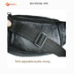 Men's Black Leather Waist Bag | Utility Bag For Travel Purpose Zaappy.com