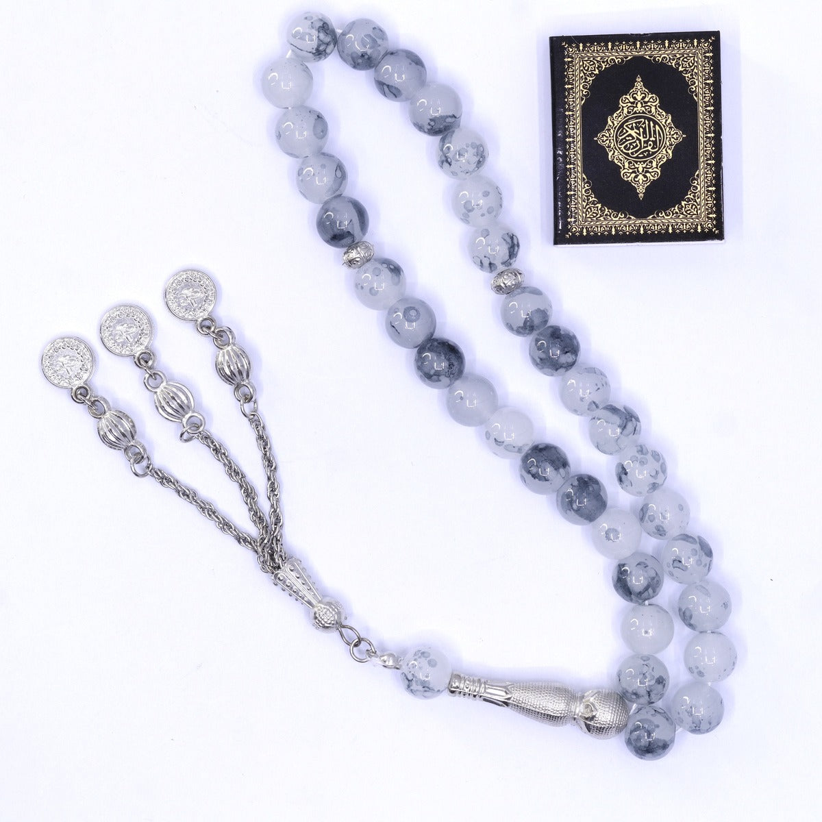 Large Multi Colour Pearl Tasbeeh Rosary Prayer Beads