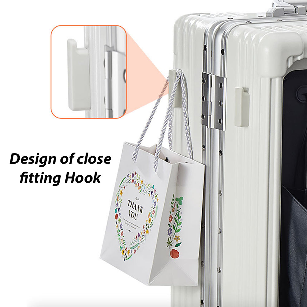 Multifunctional Front Opening Aluminum Frame Luggage | High-End New Business Cabin Suitcase