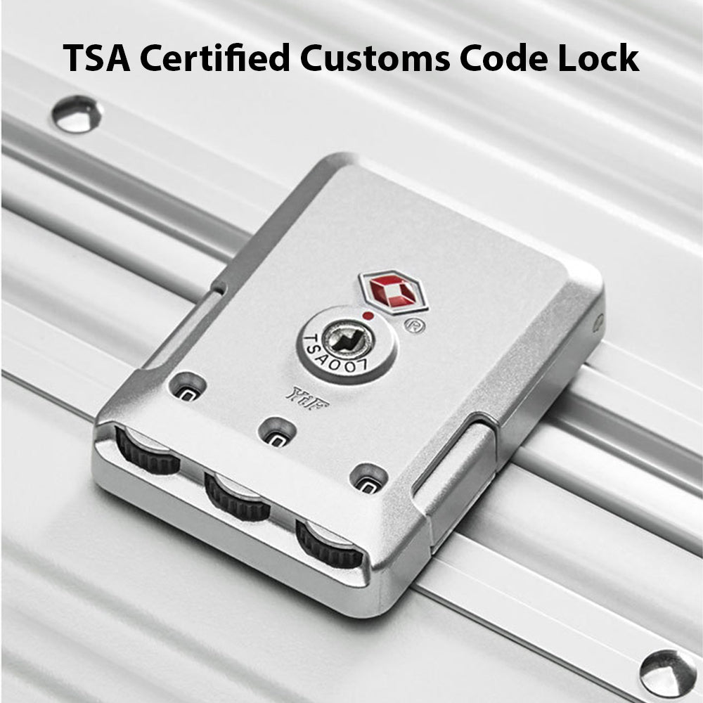 Multifunctional Front Opening Aluminum Frame Luggage | High-End New Business Cabin Suitcase