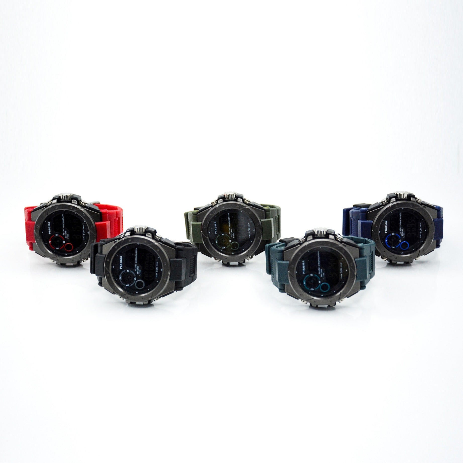 Stylish Elegant Multifunctional Piaoma S-Sports Men's Chronograph Watch | Dual Time Water Proof