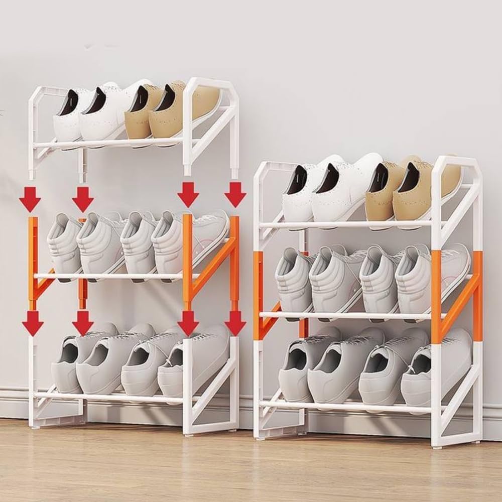 Multifunctional Free Standing Shoe Rack | Multi Layer Portable Shoe Storage Organizer