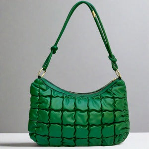Stylish Elegant Quilted Shoulder Bag For Women | Puffy Handbag