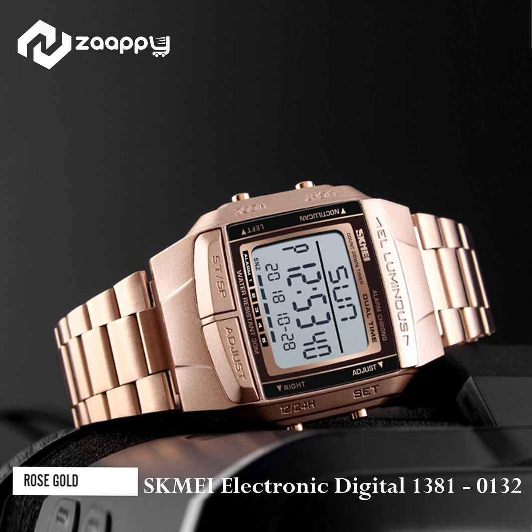 SKMEI Electronic Digital Watch 1381 For Men | Multifunctional Chronographic Watch