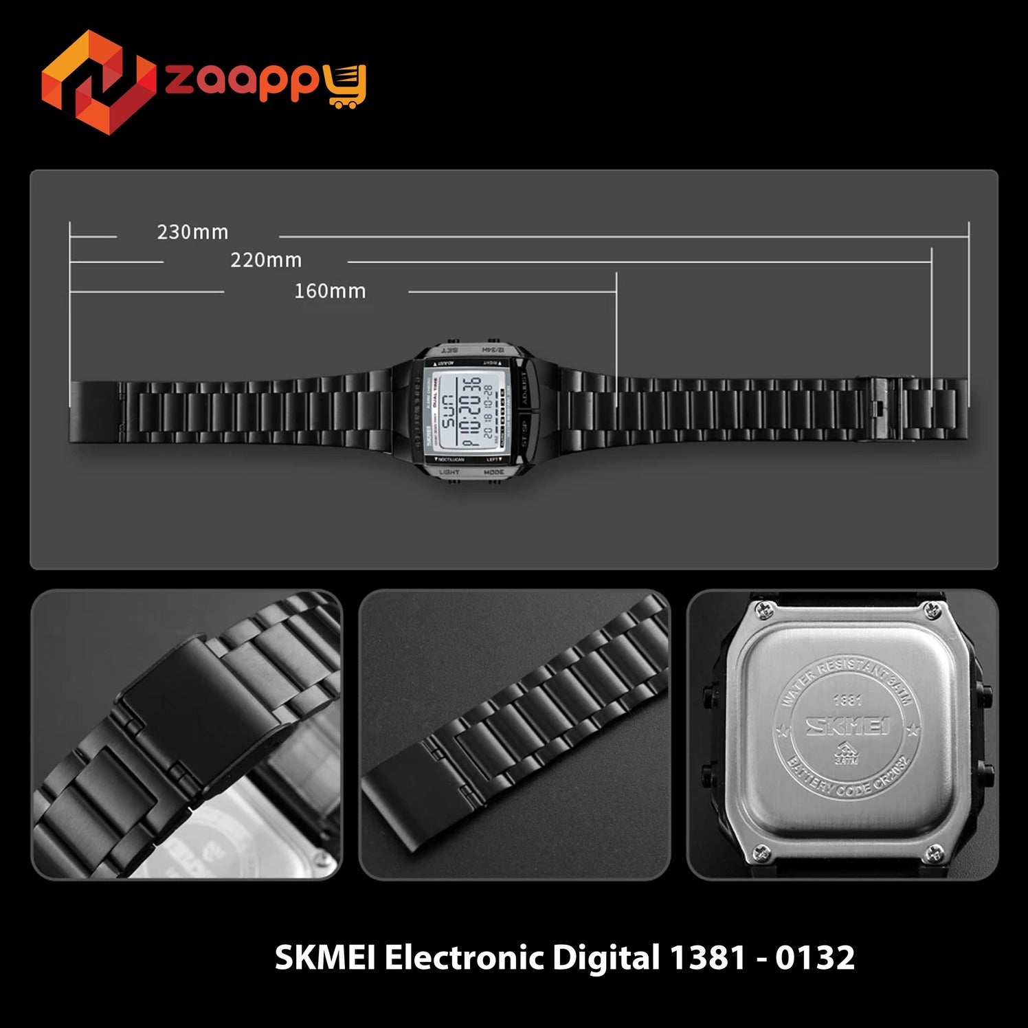 SKMEI Electronic Digital Watch 1381 For Men | Multifunctional Chronographic Watch