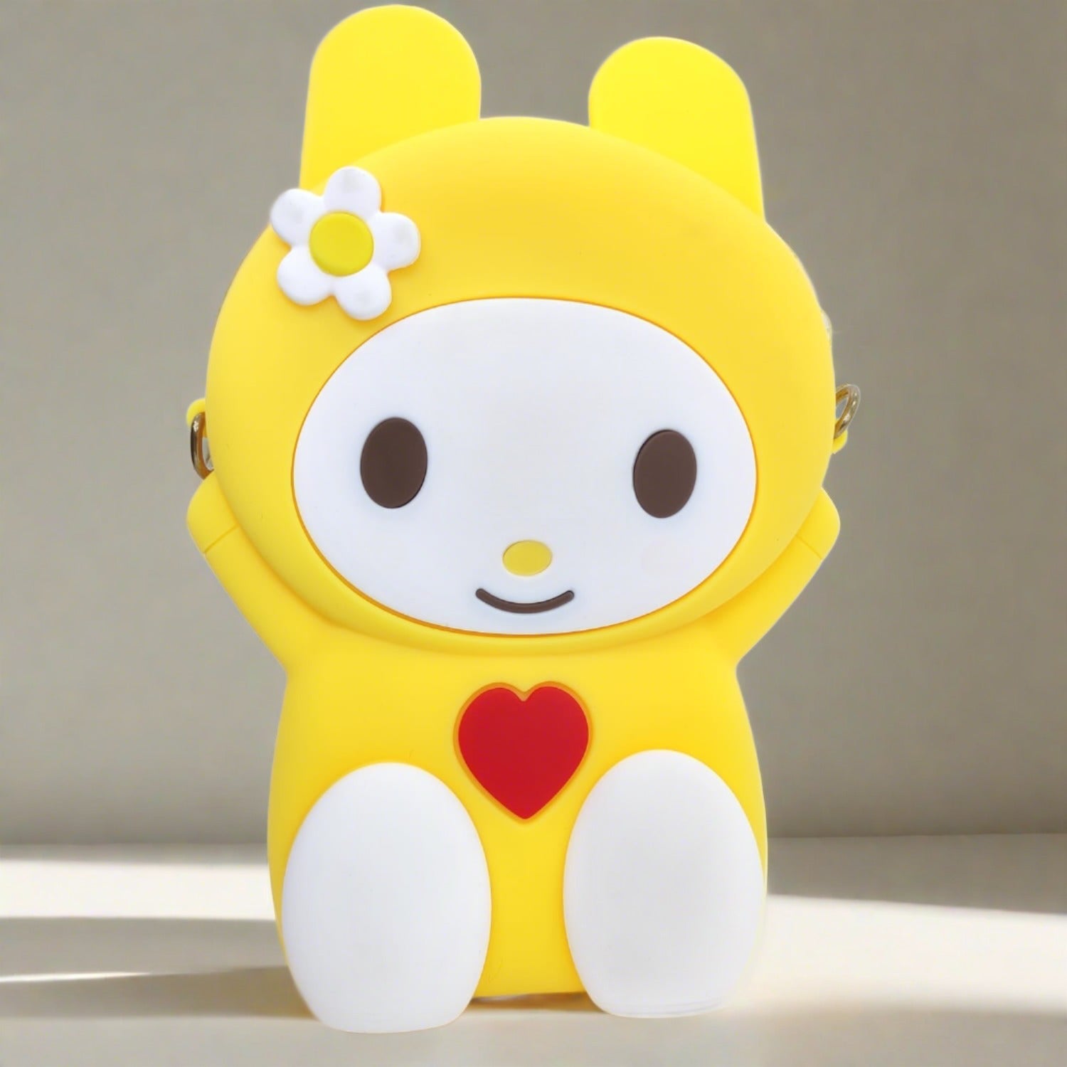 Silica Gel Cute Bear Phone Bag For Girls | Mini Cross Body Shoulder Bag