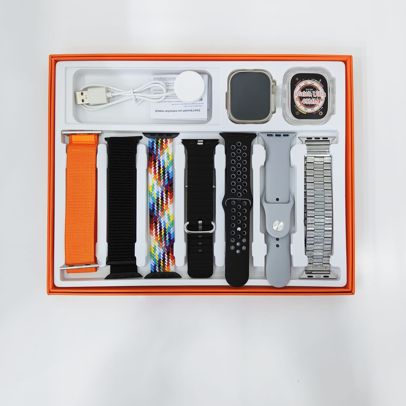 Modern Smart Watch Ultra 7 In 1 Strap Combo Set