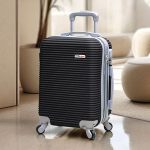 Swiss Class 18 Inch Lightweight Carry-On Luggage | Expandable ABS Spinner Wheels, Fits Under Seat