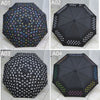 Colour Changing Umbrella Black Colour Design Printed