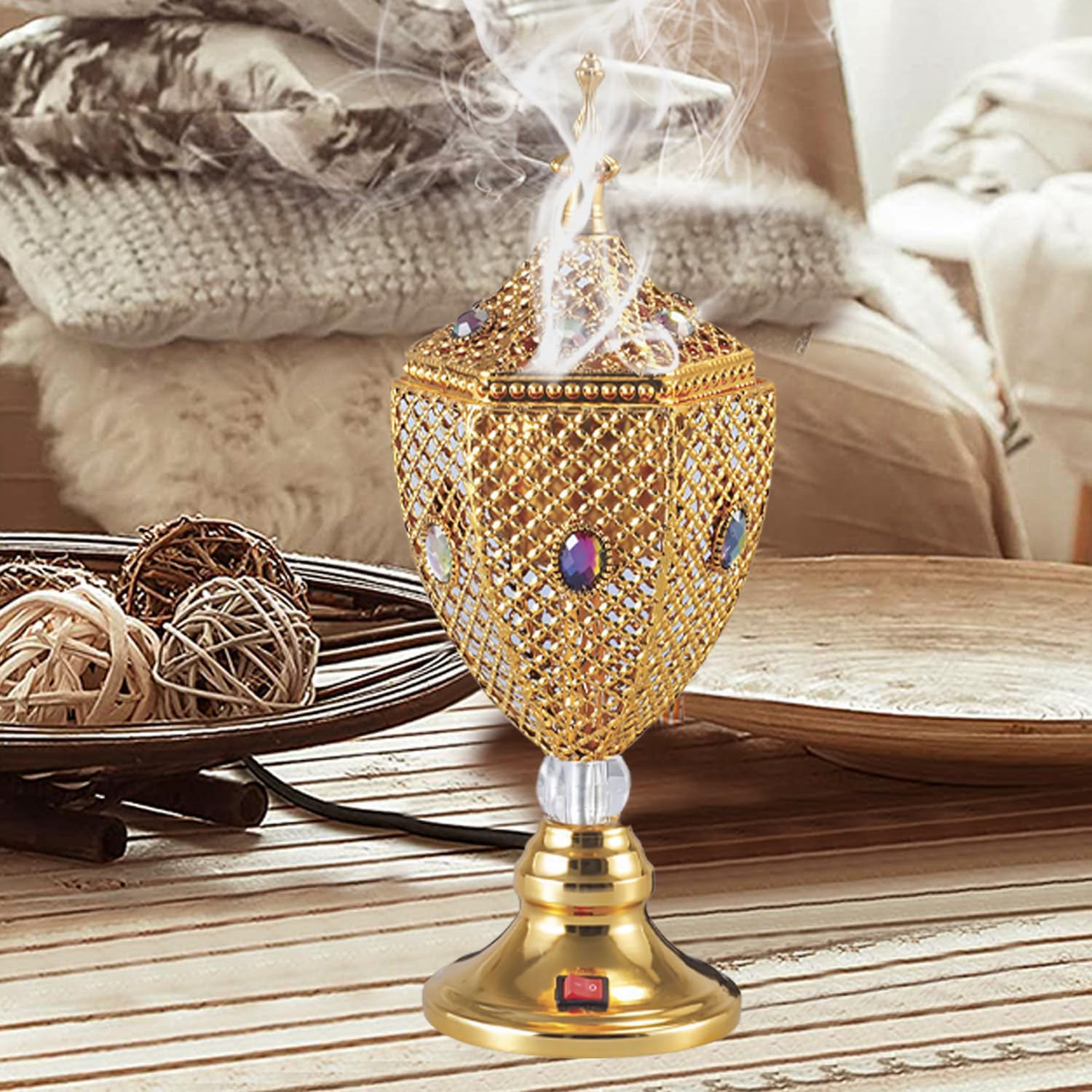 Arabic Bakhoor Burner Portable | Electric Incense Plug in Burner