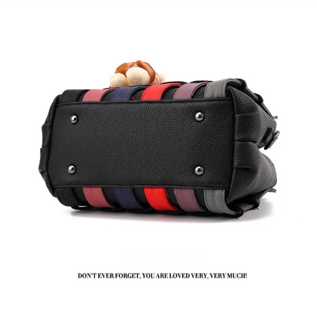 Bear Pendant Tote Shoulder Bag