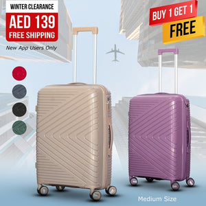 Buy 1 Get 1 Free | Medium Size PP Unbreakable Luggage Bags | 24