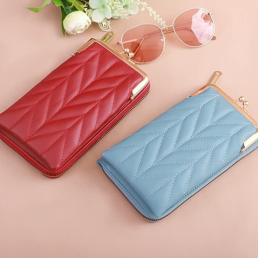 Women Fashion Sling Wallet | Mini Crossbody Mobile Phone Pouch Bag