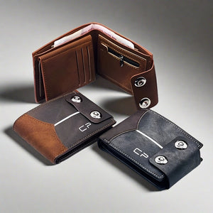 Men Double Magnetic Wallet Jean Designed