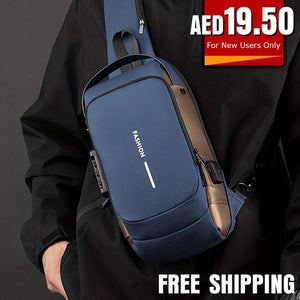 FLASH SALE ⚡ Anti-theft USB Shoulder Bag | Cross Body Chest Bag