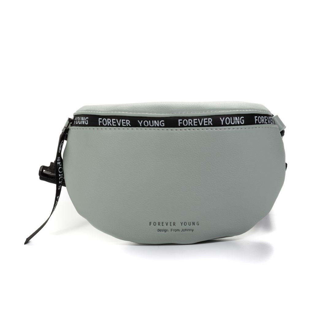 Stylish Forever Young PU Leather Waist Bag | Utility Belt Bag For Travel Purpose