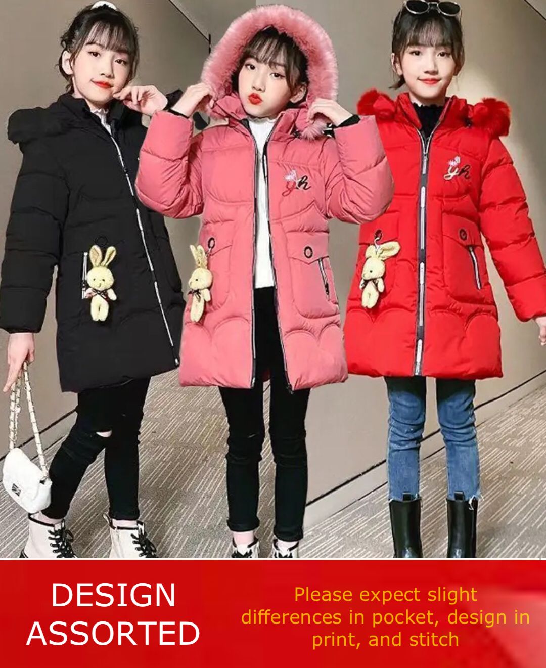 Winter Soft Warm Jacket for Girls | Thermal C202