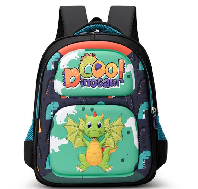 Printed Lightweight Kids School Bag dinosaur