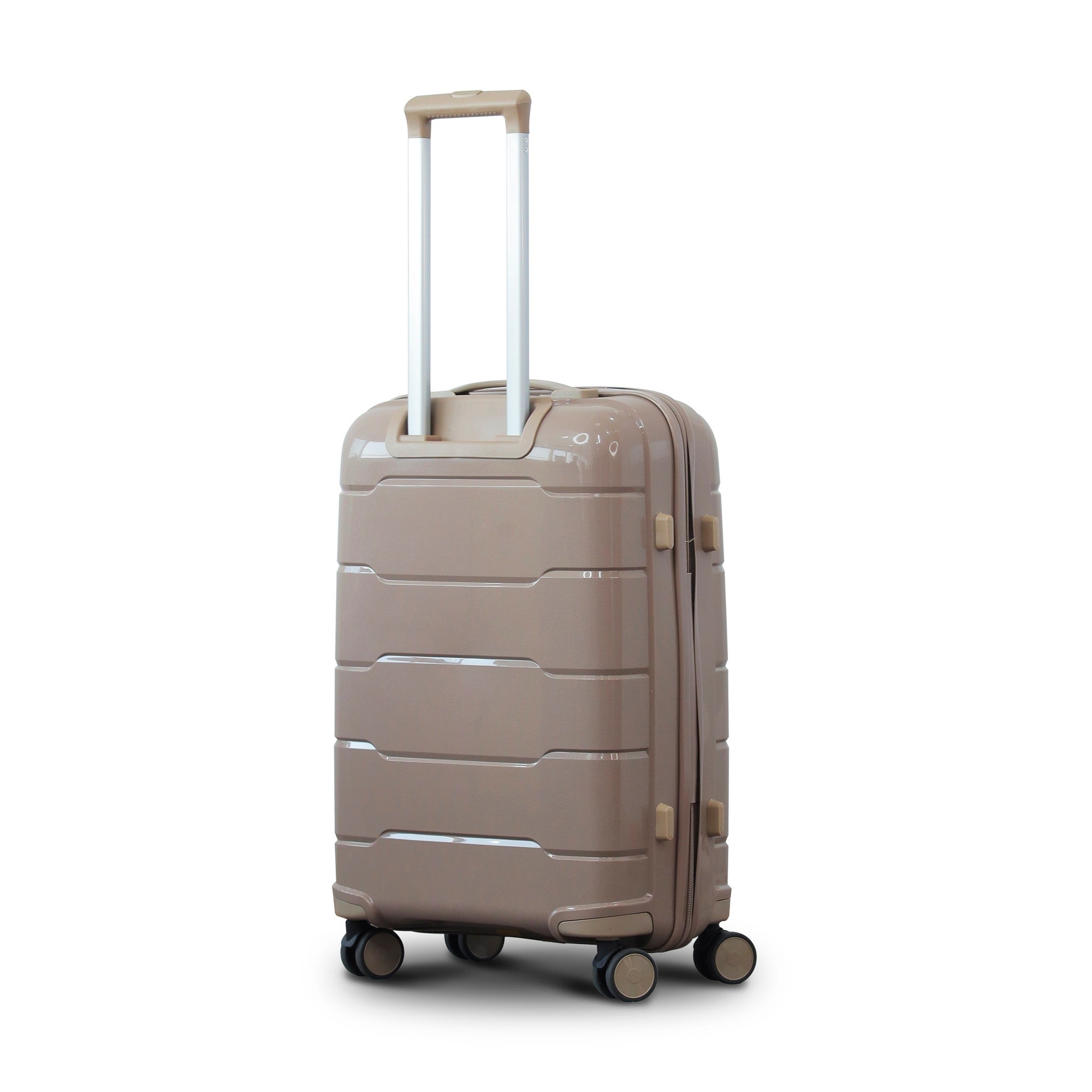 28 Inch Ceramic smooth PP Lightweight Luggage Bag with Double Spinner Wheel