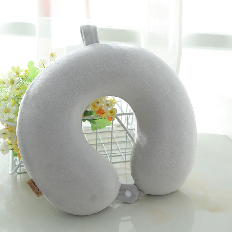 Memory Foam Neck Pillow U-Shaped | Super Soft Cute Neck Rest Cushion