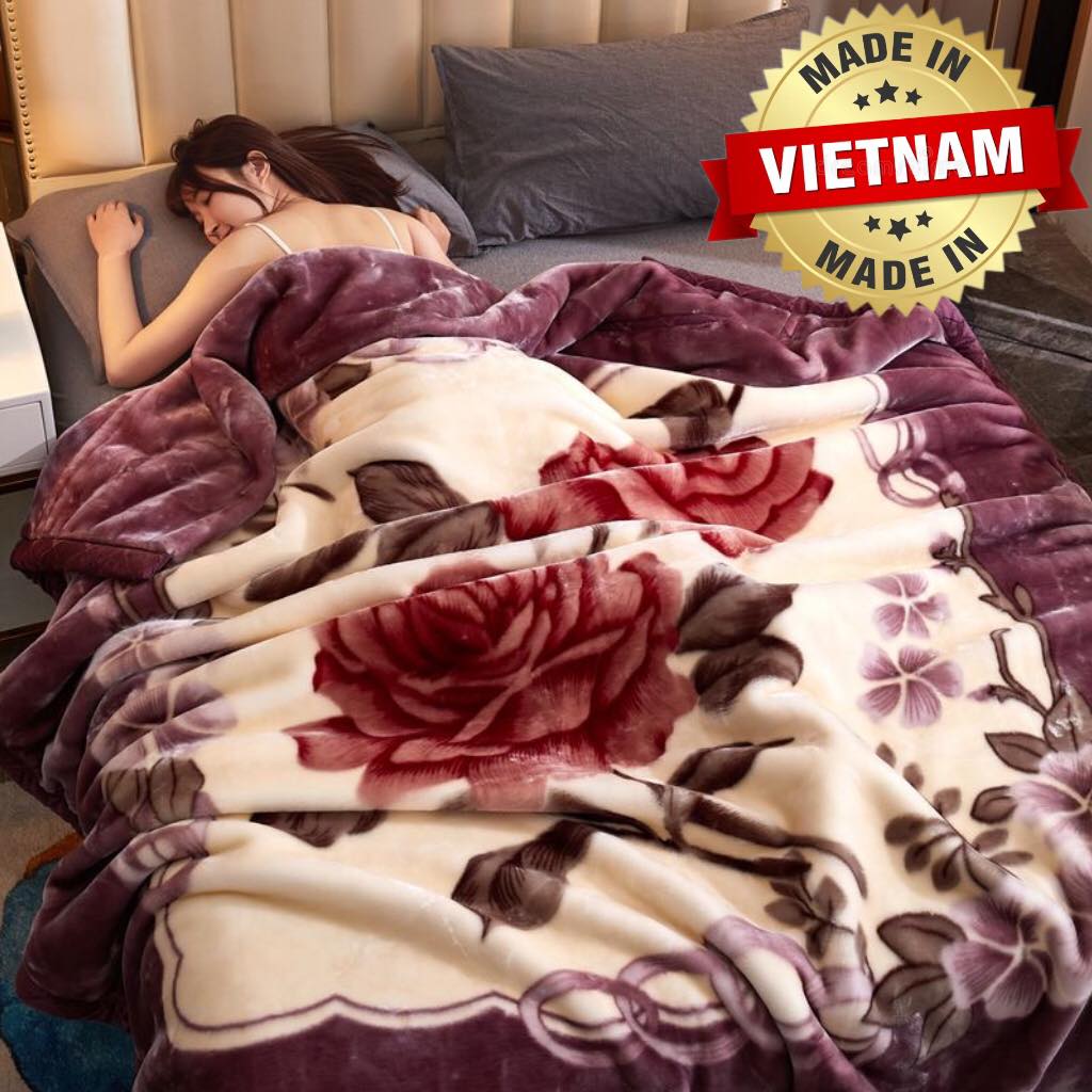 Comfy Mink Blanket | Vietnam Made 2 Layer Blanket | 4.6 Kg Single