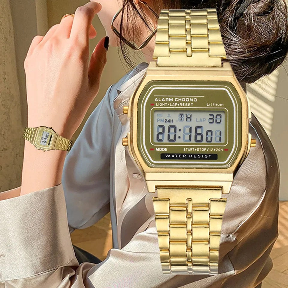 Ordinary Digital Watch | Classic Design Watch | 3 Piece Set Combo