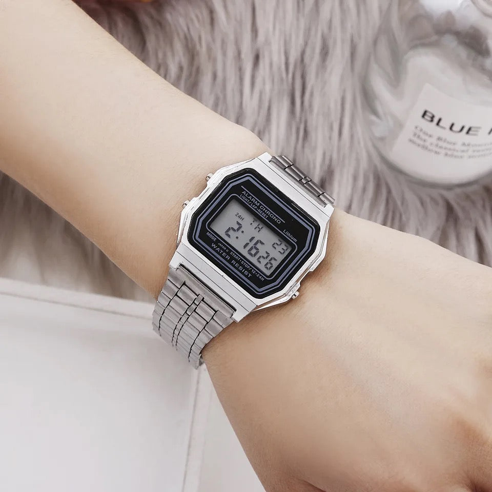 Ordinary Digital Watch | Classic Design Watch | 3 Piece Set Combo