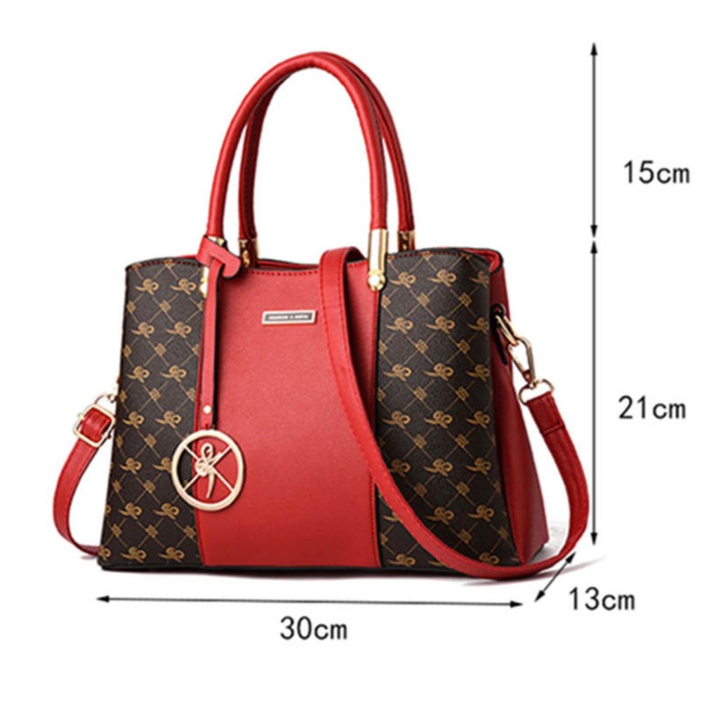 Stylish Tote Bag For Women | S Print C Plane Shoulder Bag with Free Smartwatch