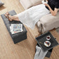 Folding Storage Box cum Organizer Sofa | Multipurpose Footrest Bench | 76x38x38 Cm Zaappy