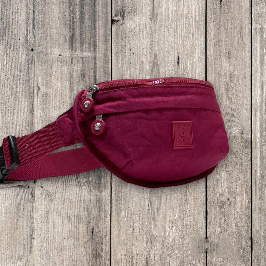 Multi Zipper Canvas Travel Belly Bag | Utility Crossbody Chest Bag