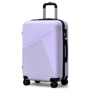 24-inch Zig Zag V3 Hard Side Luggage Lightweight ABS Suitcase with Spinner Wheels