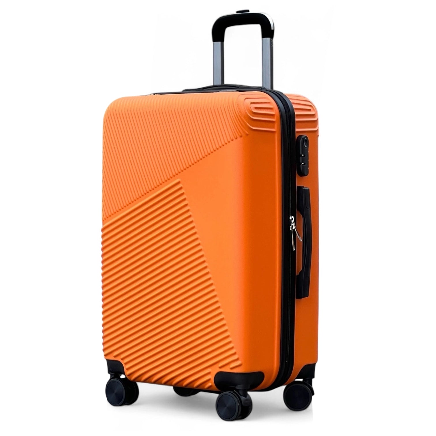 24-inch Zig Zag V3 Hard Side Luggage Lightweight ABS Suitcase with Spinner Wheels