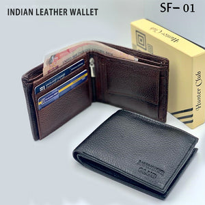 Men's Top Leather Quality Wallet | Hunter Club LL Leather Wallet SF 01
