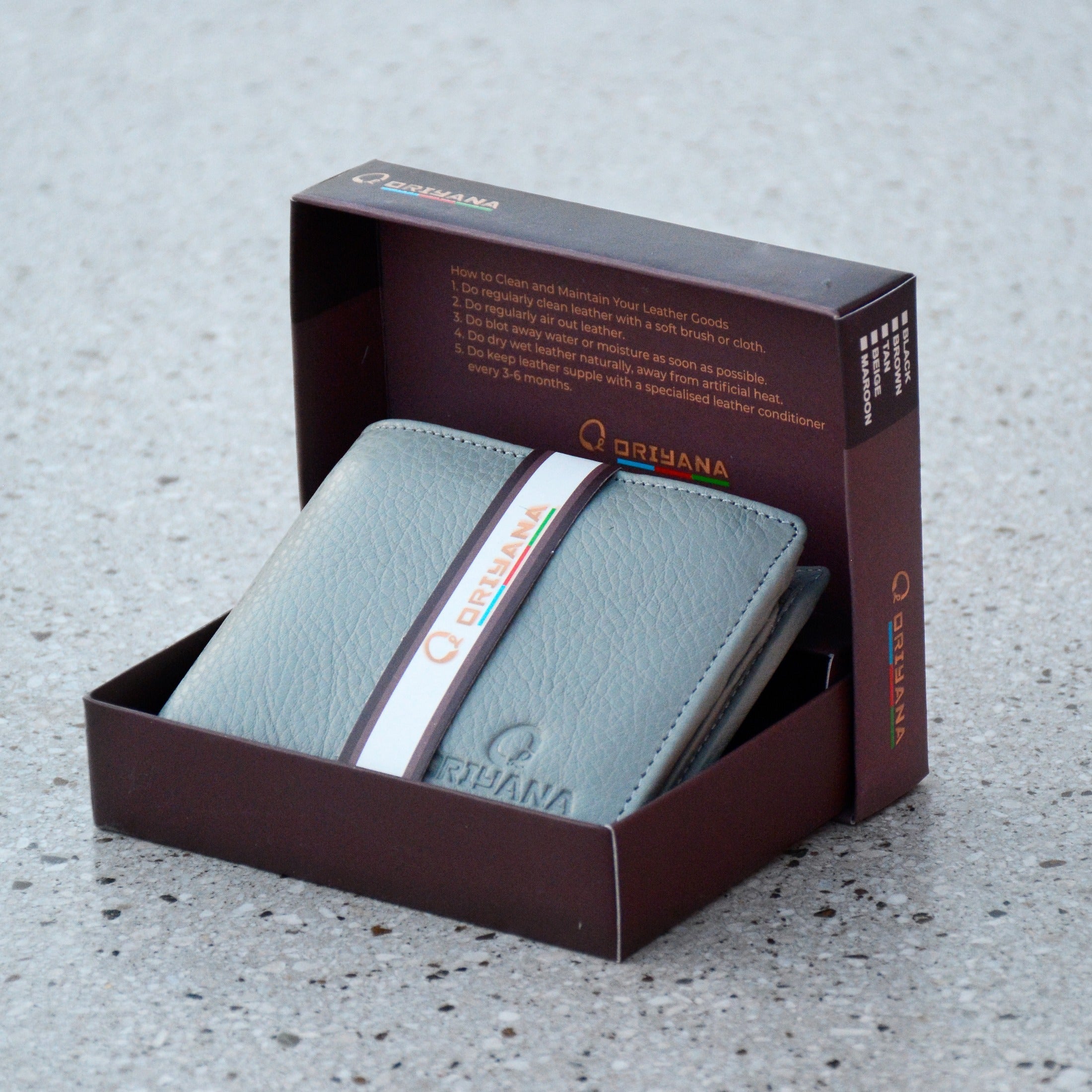 Oriyana Men's Genuine Leather Wallet | 2 Fold Wallet